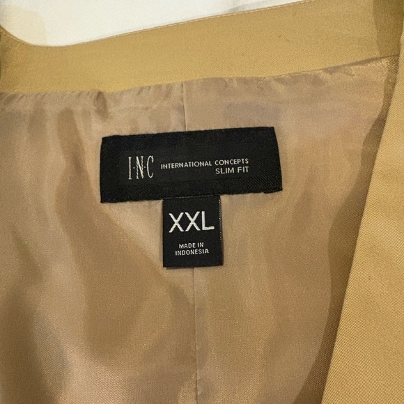 INC International Concepts Beige Vest - Picture 3 of 5